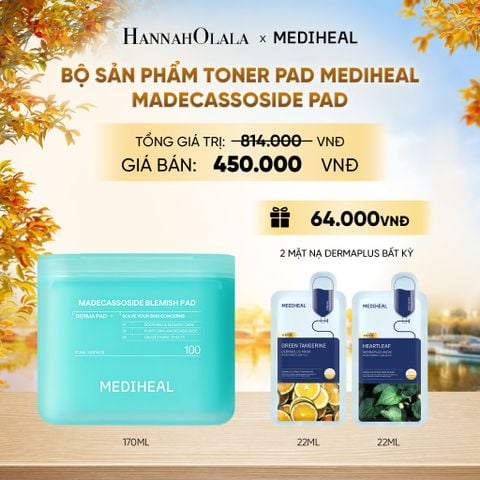  MEDIHEAL BỘ SẢN PHẨM TONER PAD 170ML - E38 