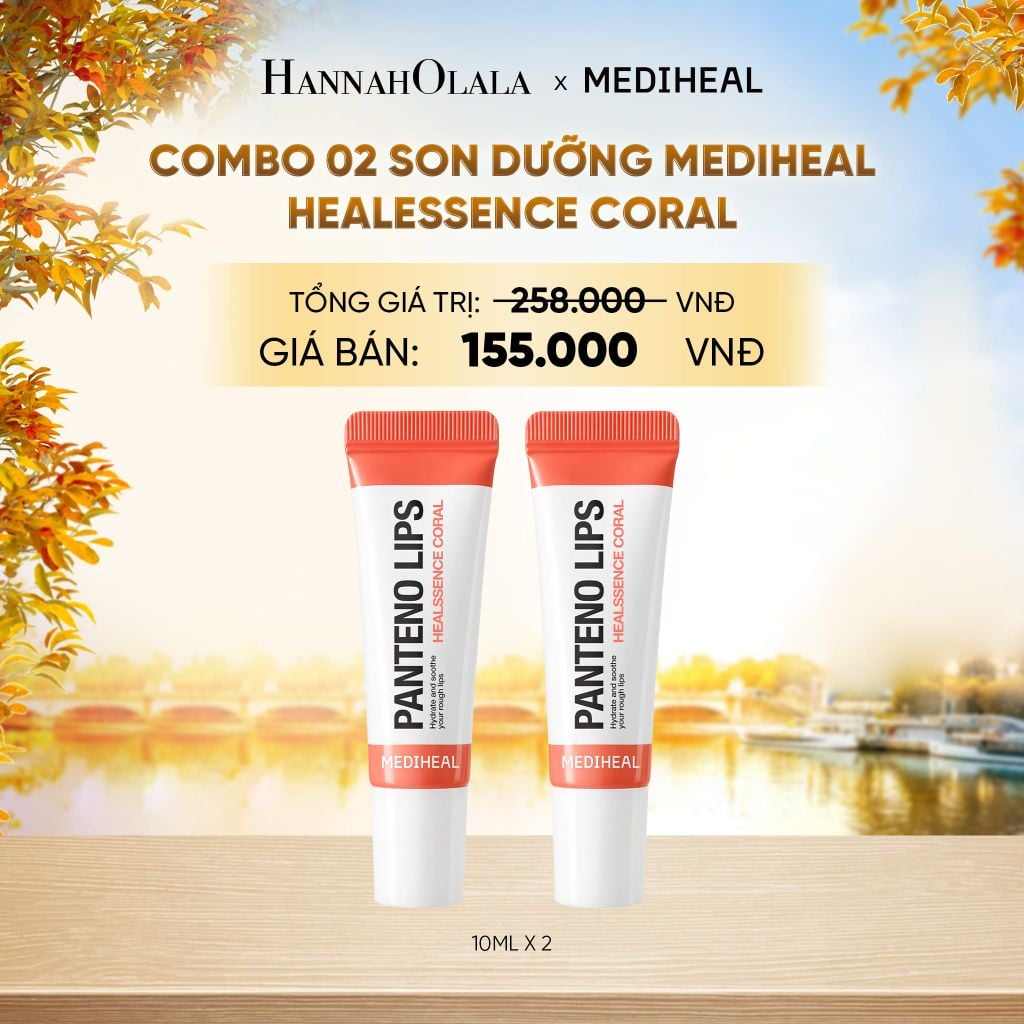  COMBO 2 MEDIHEAL SON DƯỠNG 10ML BẤT KỲ - E62 
