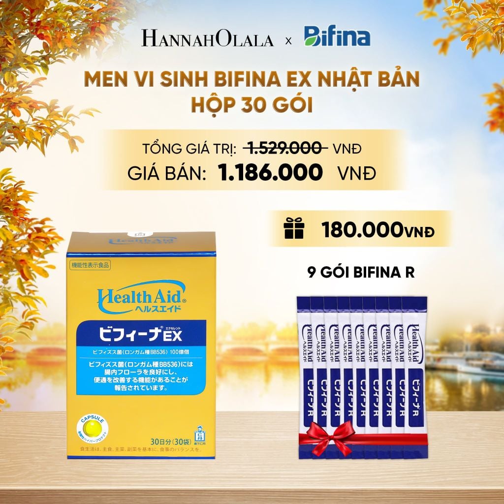  MEN VI SINH BIFINA EX HỘP 30 GÓI - DEAL 2 - E1697 