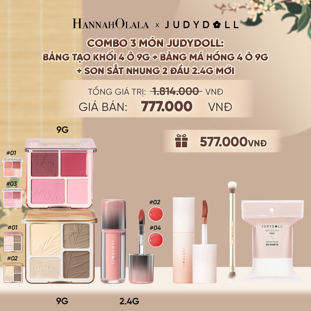  COMBO 3: BẢNG TẠO KHỐI 9G + BẢNG MÁ HỒNG 4 Ô 9G + SON SẮT 2 ĐẦU - A1417 
