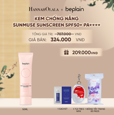  KEM CHỐNG NẮNG BEPLAIN SUNMUSE SUNSCREEN SPF50+ PA++++ 50ML PHÂN LOẠI BẤT KÌ - A265 
