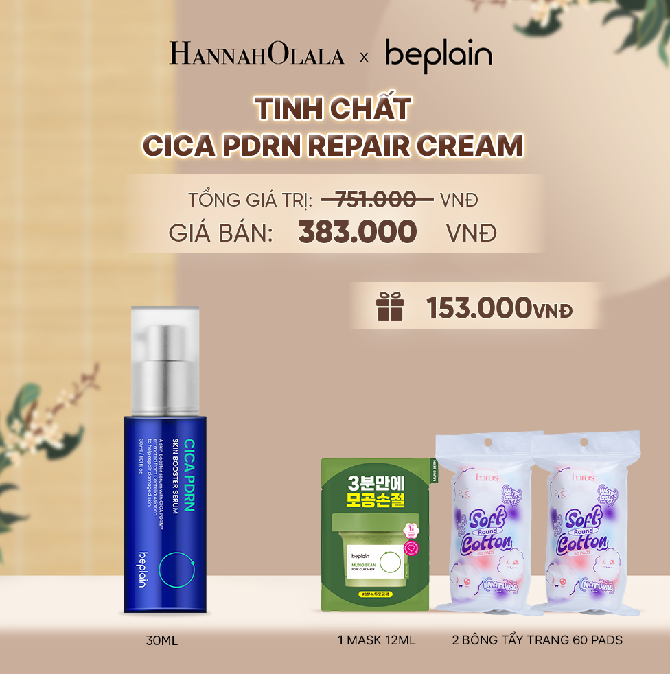  BEPLAIN TINH CHẤT CICA PDRN SKIN BOOSTER SERUM 30ML - A271 