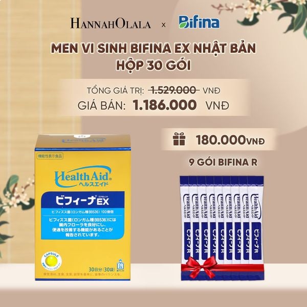  MEN VI SINH BIFINA EX HỘP 30 GÓI - DEAL 2 - A499 