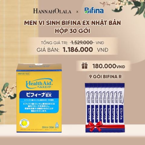  MEN VI SINH BIFINA EX HỘP 30 GÓI - DEAL 2 - A499 
