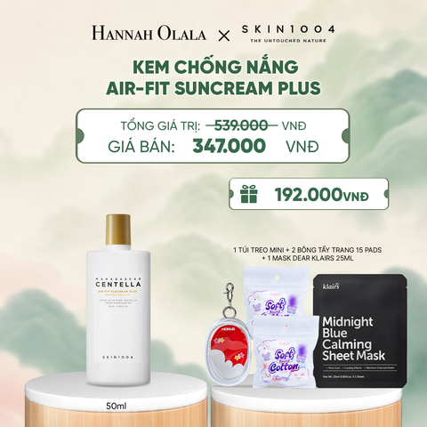 SKIN1004 KEM CHỐNG NẮNG MADAGASCAR CENTELLA AIR-FIT SUNCREAM PLUS 50ML - A1497 