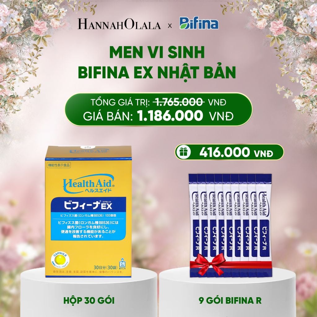  E1438_DEAL 2: MEN VI SINH BIFINA EX HỘP 30 GÓI 