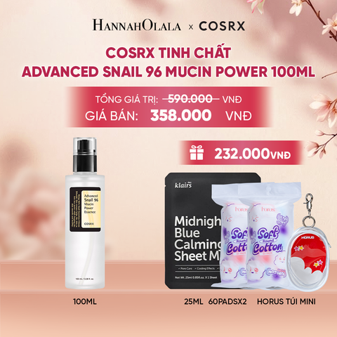  COSRX TINH CHẤT ADVANCED SNAIL 96 MUCIN POWER ESSENCE 100ML - A659 