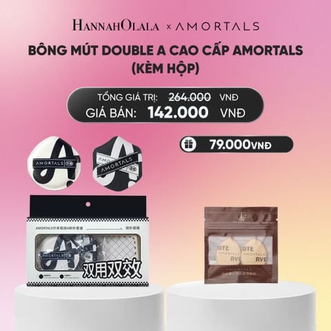  BÔNG MÚT DOUBLE A CAO CẤP AMORTALS (KÈM HỘP)_A2374 