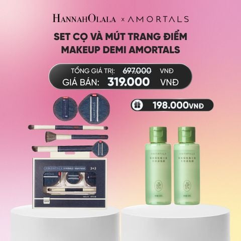  SET CỌ VÀ MÚT TRANG ĐIỂM MAKEUP DEMI AMORTALS_A2377 