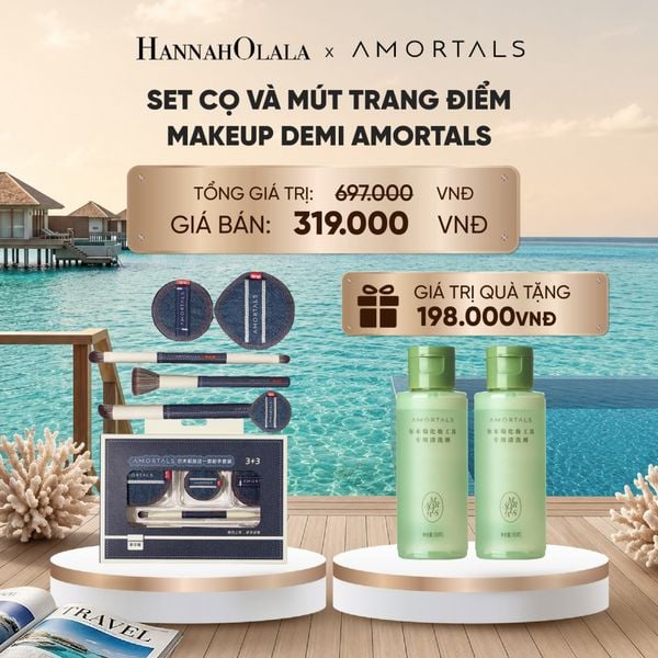  SET CỌ VÀ MÚT TRANG ĐIỂM MAKEUP DEMI AMORTALS_ D403 