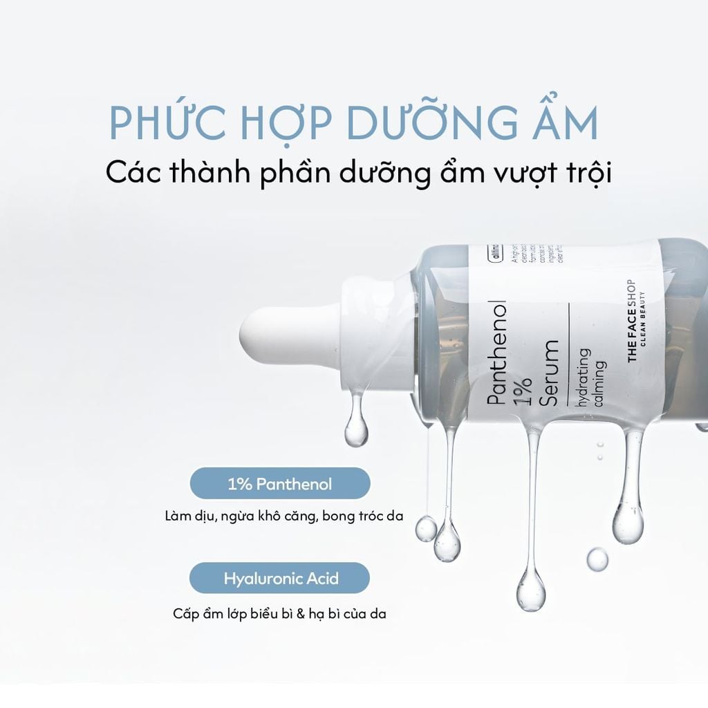  TINH CHẤT CẤP ẨM, PHỤC HỒI, LÀM DỊU DA ALLTIMATE PANTHENOL 1% 