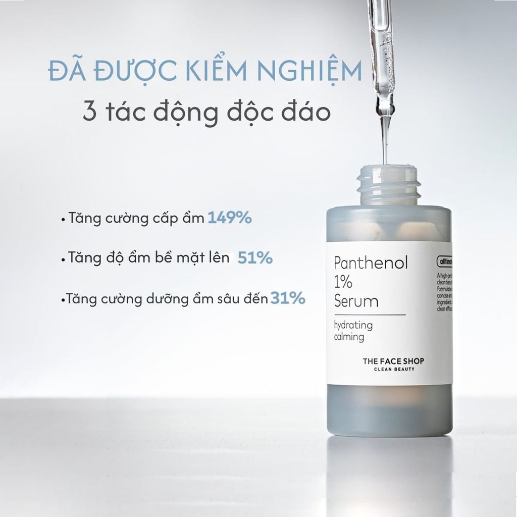  TINH CHẤT CẤP ẨM, PHỤC HỒI, LÀM DỊU DA ALLTIMATE PANTHENOL 1% 