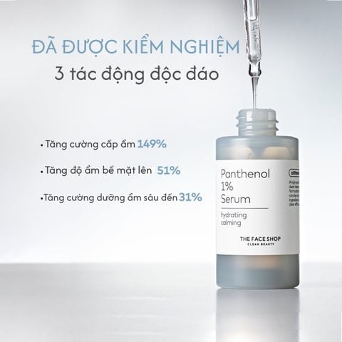  TINH CHẤT CẤP ẨM, PHỤC HỒI, LÀM DỊU DA ALLTIMATE PANTHENOL 1% 