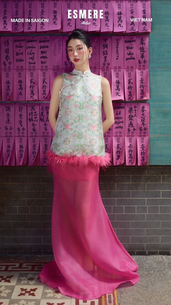  DEAL 8: SET ĐỒ MẶC TẾT 02 MÓN BÍCH ĐÀO 