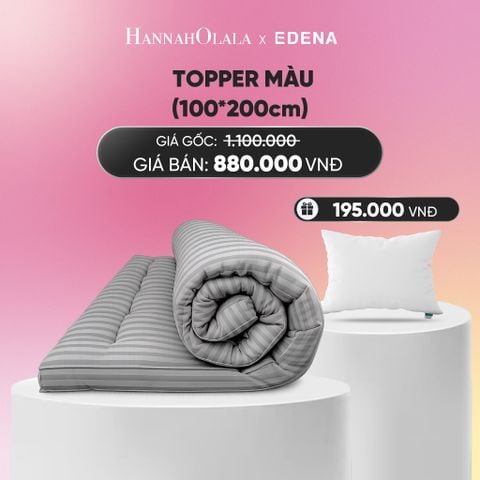  TOPPER MÀU EDENA DÀY 5CM HỖ TRỢ ÊM ÁI_A1678 