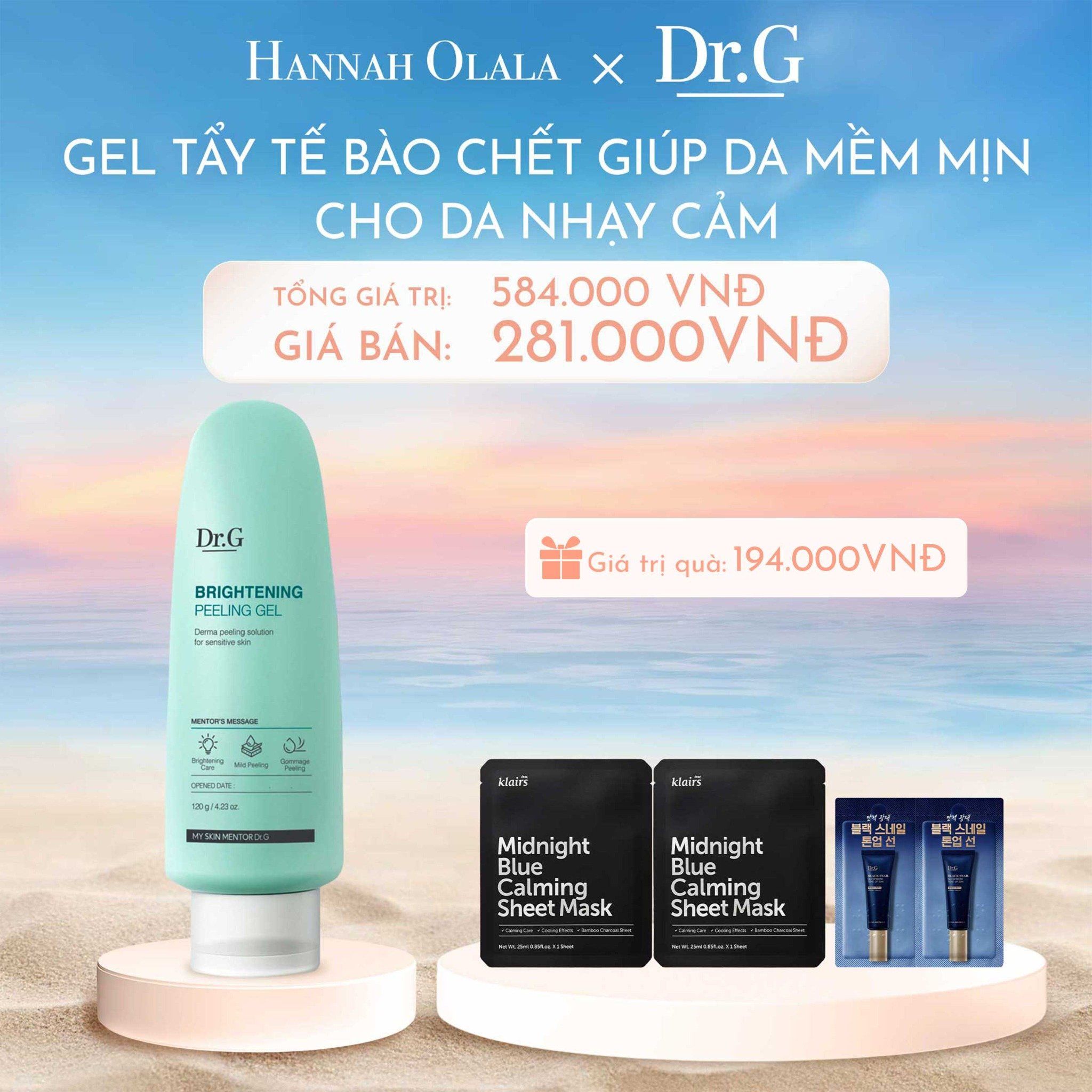  C226_DEAL 4: TẨY DA CHẾT DR.G BRIGHTENING PEELING GEL 120G (NEW) 