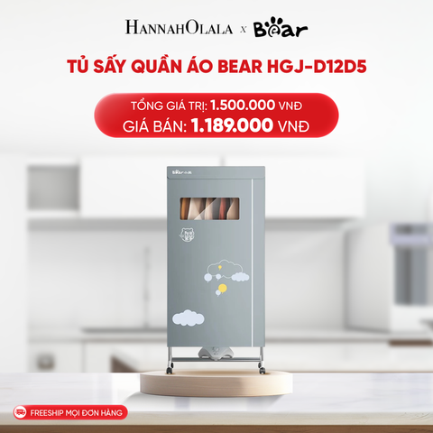  B232_DEAL 17: TỦ SẤY QUẦN ÁO BEAR HGJ-D12D5 