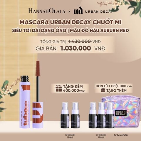  MASCARA URBAN DECAY CHUỐT MI SIÊU TƠI DÀI DẠNG ỐNG, KHÔNG SỤP, KHÔNG LEM, TẨY TRANG DỄ DÀNG - A213 