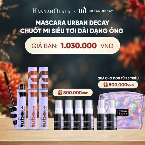 MASCARA URBAN DECAY CHUỐT MI SIÊU TƠI DÀI DẠNG ỐNG, KHÔNG SỤP, KHÔNG LEM, TẨY TRANG DỄ DÀNG - A175 
