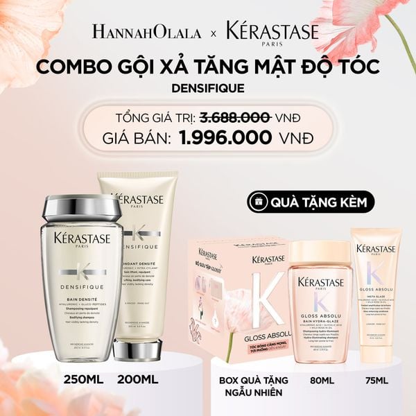  BỘ GỘI XẢ GIÚP TĂNG MẬT ĐỘ TÓC KERASTASE (BAIN DENSITE 250ML + FONDANT DENSITE 200ML 