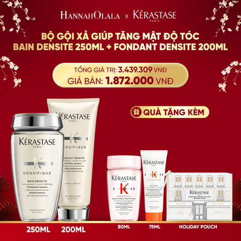  DEAL 4: BỘ GỘI XẢ GIÚP TĂNG MẬT ĐỘ TÓC KERASTASE (BAIN DENSITE 250ML + FONDANT DENSITE 200ML 