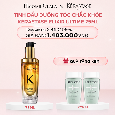  E812_DEAL 2: [FLASH DEAL] TINH DẦU DƯỠNG TÓC BÁN CHẠY NHẤT THẾ GIỚI ELIXIR ULTIME 75ML 