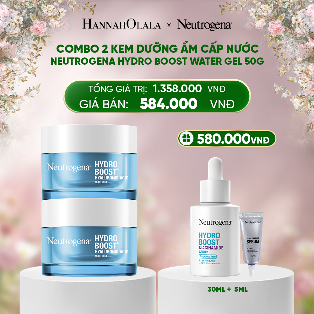  DEAL 2: COMBO 2 KEM DƯỠNG ẨM CẤP NƯỚC NEUTROGENA HYDRO BOOST WATER GEL 50G 