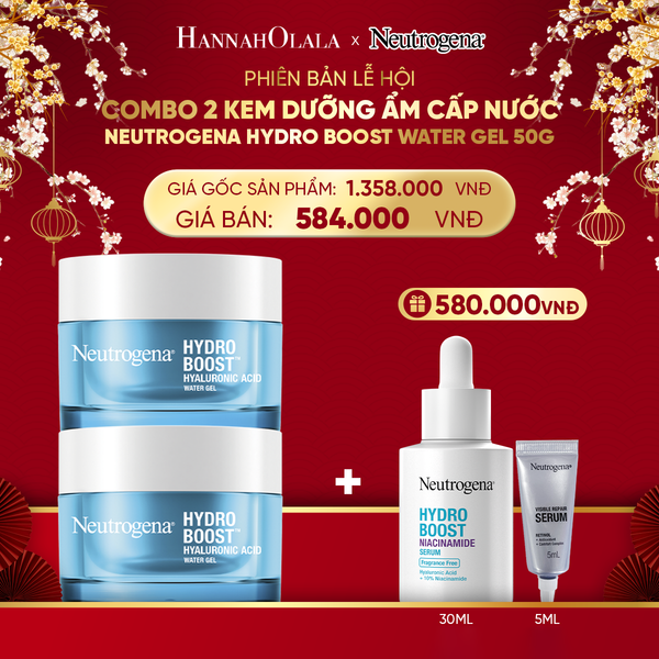  A1483_DEAL 2: COMBO 2 KEM DƯỠNG ẨM CẤP NƯỚC NEUTROGENA HYDRO BOOST WATER GEL 50G 