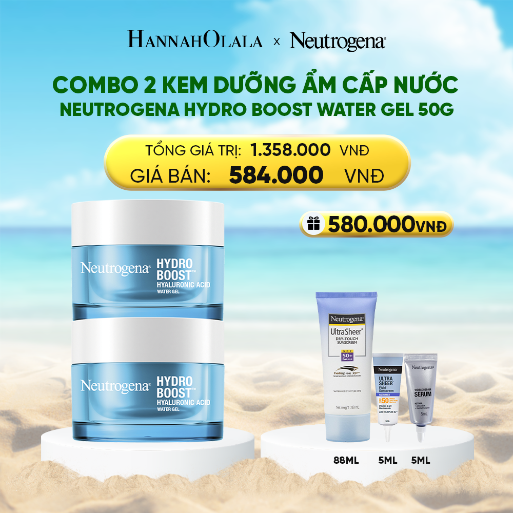  DEAL 2: COMBO 2 KEM DƯỠNG ẨM CẤP NƯỚC NEUTROGENA HYDRO BOOST WATER GEL 50G 
