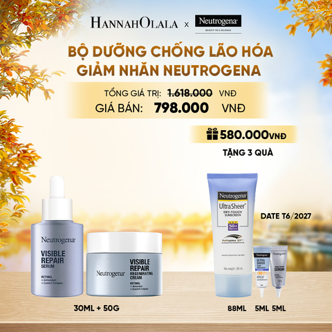  BỘ DƯỠNG NGĂN NGỪA LÃO HÓA NEUTROGENA VISIBLE REPAIR - E877 
