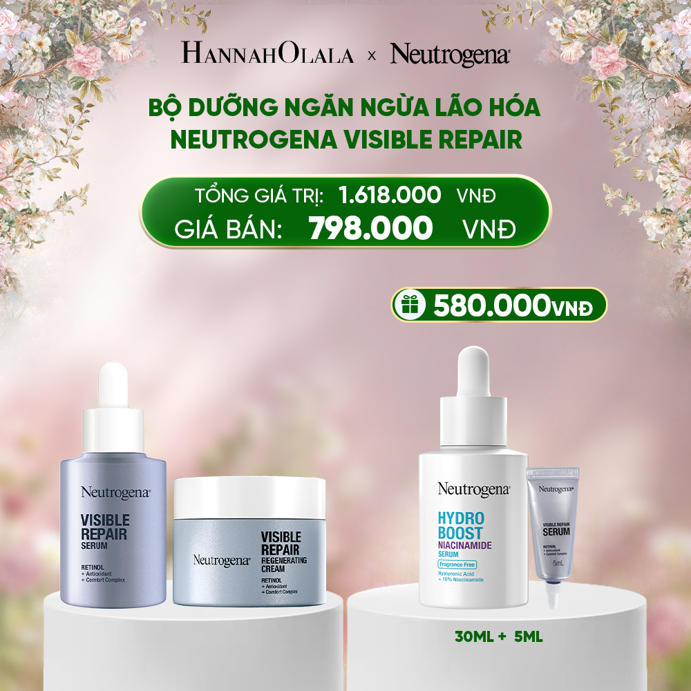  DEAL 5: BỘ DƯỠNG NGĂN NGỪA LÃO HÓA NEUTROGENA VISIBLE REPAIR 