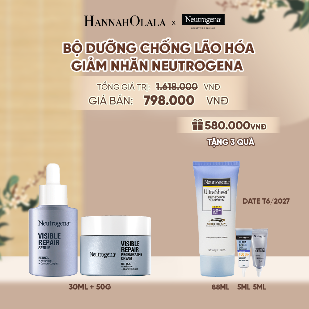  BỘ DƯỠNG NGĂN NGỪA LÃO HÓA NEUTROGENA VISIBLE REPAIR - A613 