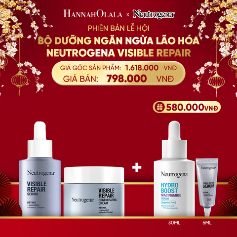  A1486_DEAL 5: BỘ DƯỠNG NGĂN NGỪA LÃO HÓA NEUTROGENA VISIBLE REPAIR 