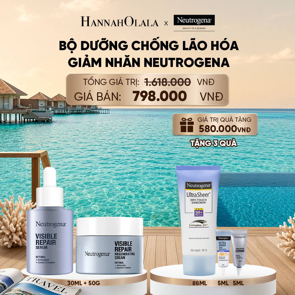  BỘ DƯỠNG NGĂN NGỪA LÃO HÓA NEUTROGENA VISIBLE REPAIR 