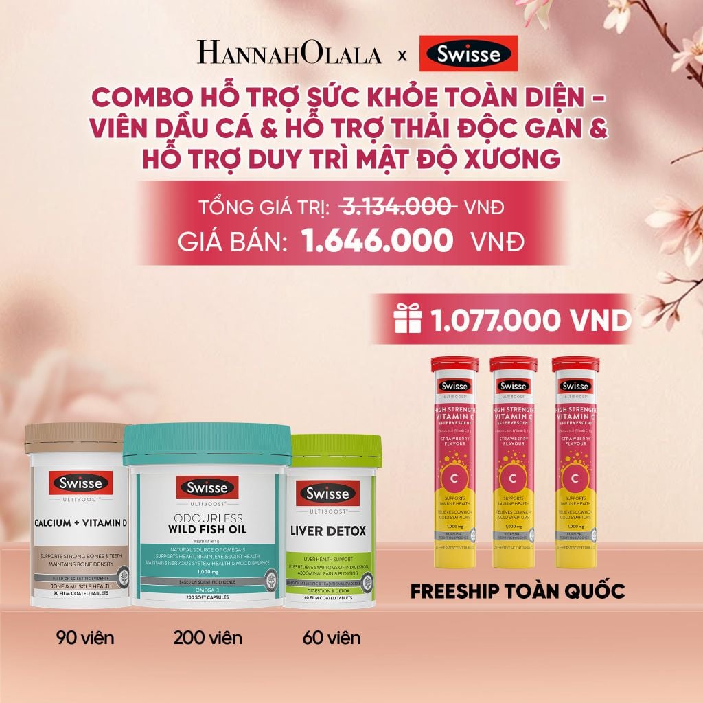  COMBO HỖ TRỢ SỨC KHỎE TOÀN DIỆN - VIÊN DẦU CÁ & HỖ TRỢ THẢI ĐỘC GAN & HỖ TRỢ DUY TRÌ MẬT ĐỘ XƯƠNG _ DEAL 11 - A269 