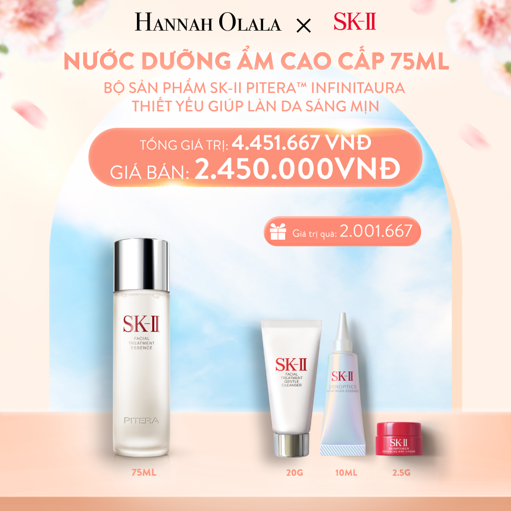  A757_DEAL 9: BỘ SẢN PHẨM SK-II PITERA™ INFINITAURA THIẾT YẾU GIÚP LÀN DA SÁNG MỊN (PHIÊN BẢN CẢI TIẾN) 