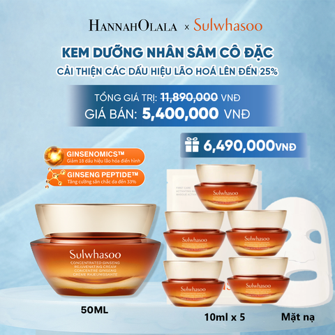  KEM DƯỠNG NHÂN SÂM CÔ ĐẶC CONCENTRATED GINSENG REJUVENATING CREAM 50ML - D5 