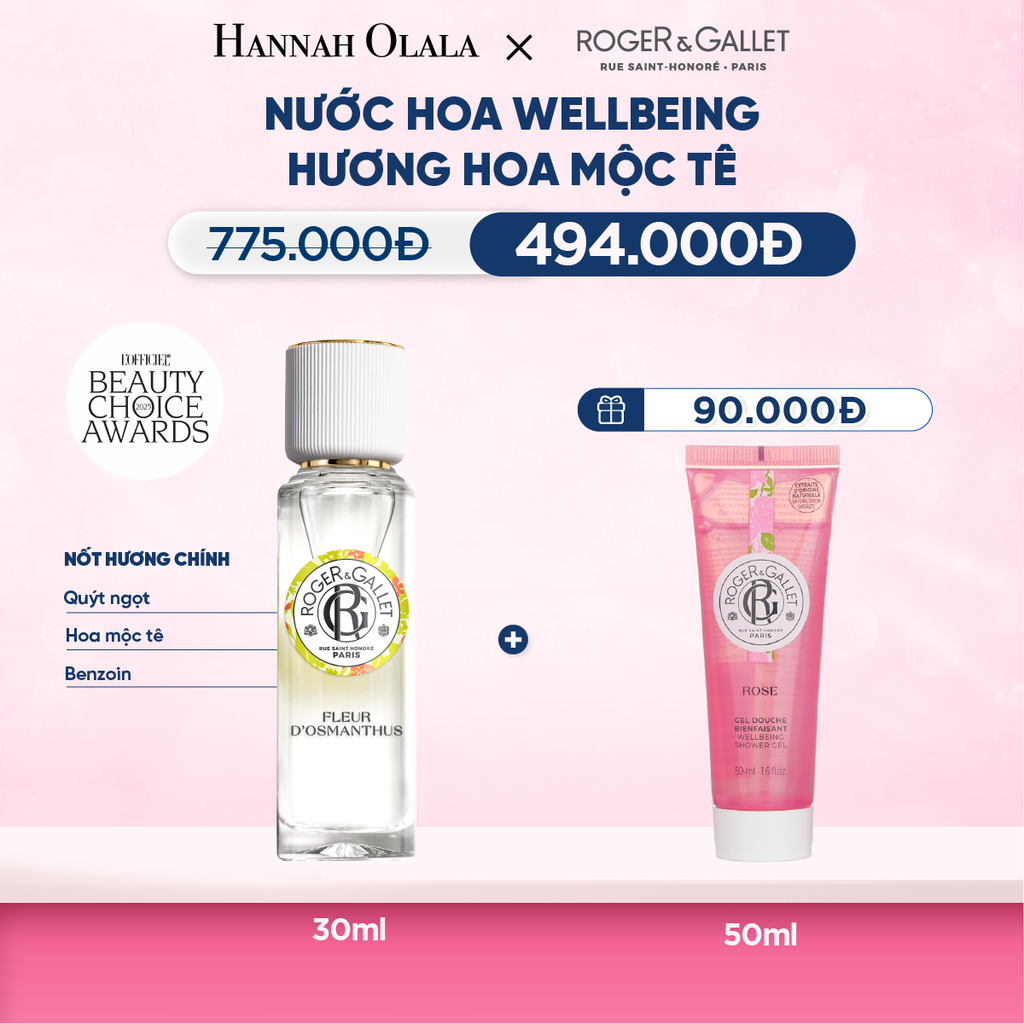  NƯỚC HOA WELLBEING ROGER&GALLET 30ML - M59 
