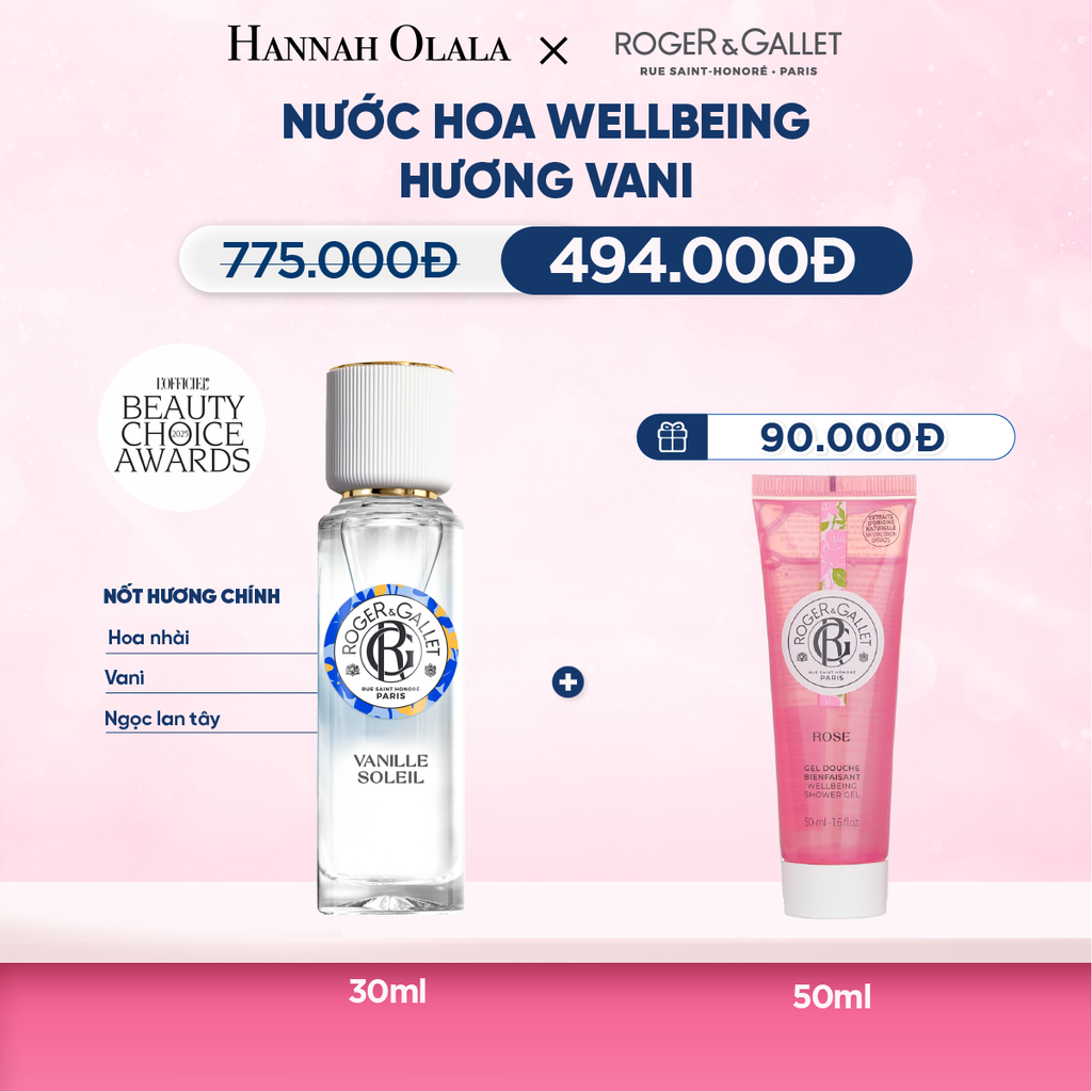  NƯỚC HOA WELLBEING ROGER&GALLET 30ML - M59 