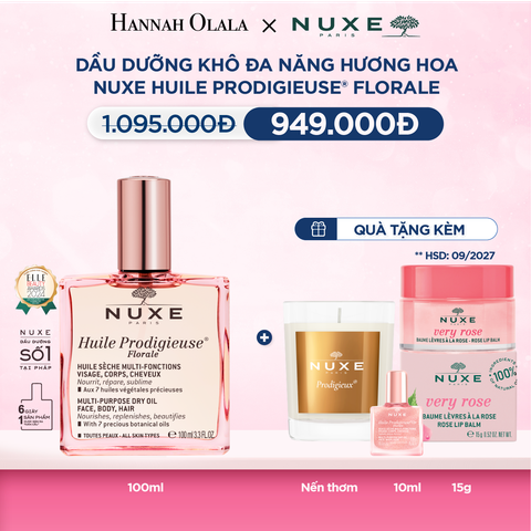  DẦU DƯỠNG KHÔ ĐA NĂNG NUXE HUILE PRODIGIEUSE® 100ML (CHỌN HƯƠNG) 