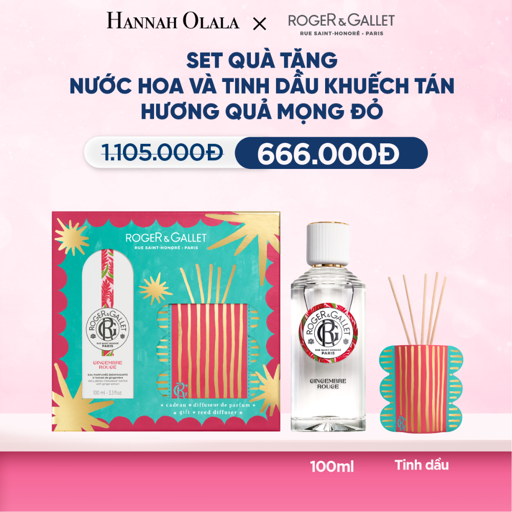  BỘ QUÀ TẶNG LỄ HỘI WELLBEING NƯỚC HOA 100ML VÀ TINH DẦU KHUẾCH TÁN - M72 