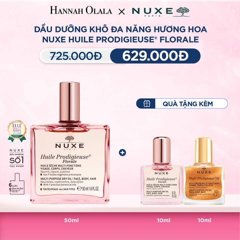  DẦU DƯỠNG KHÔ ĐA NĂNG NUXE HUILE PRODIGIEUSE® 50ML (CHỌN HƯƠNG) 