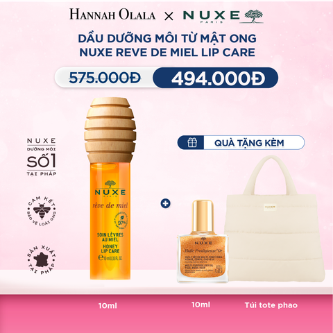  DẦU DƯỠNG MÔI MẬT ONG NUXE REVE DE MIEL HONEY LIP CARE 10ML - M39 