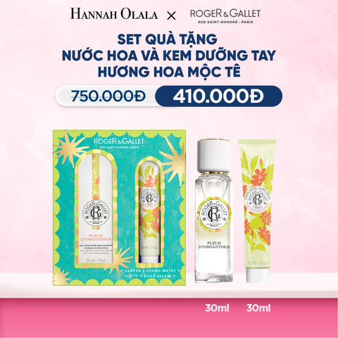  BỘ QUÀ TẶNG NƯỚC HOA WELLBEING 30ML VÀ KEM DƯỠNG TAY 30ml 