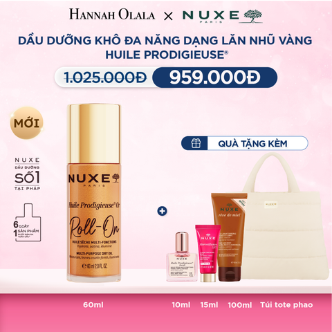  DẦU DƯỠNG KHÔ ĐA NĂNG DẠNG LĂN NUXE HUILE PRODIGIEUSE® ROLL-ON 60ML (CHỌN HƯƠNG) - M33 