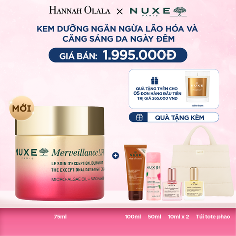  KEM DƯỠNG NGĂN NGỪA LÃO HÓA & CĂNG SÁNG DA NGÀY, ĐÊM NUXE MVL CREAM 75ML - M24 