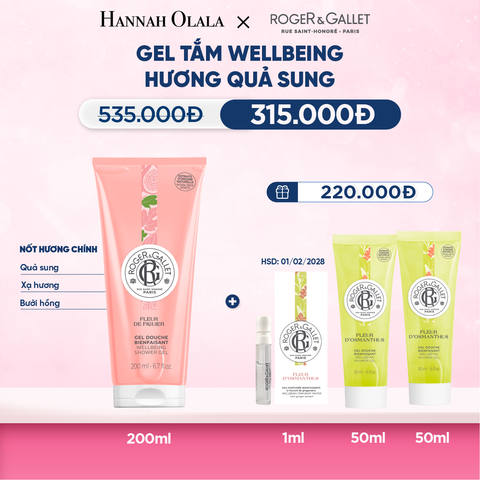  GEL TẮM 200ML ROGER&GALLET - M46 