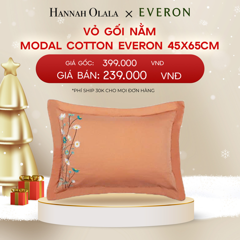  DEAL 7: VỎ GỐI NẰM MODAL COTTON EVERON 45X65CM 