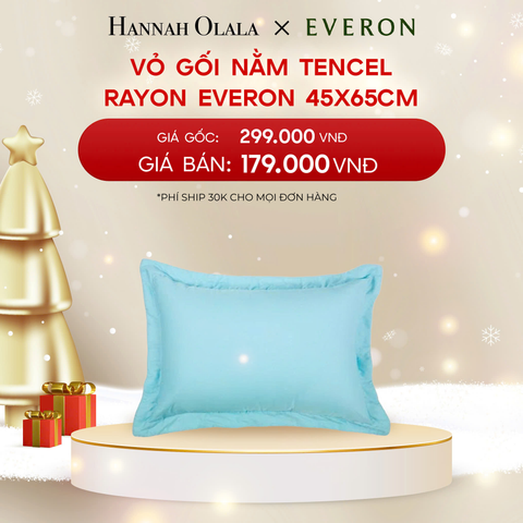 DEAL 6: VỎ GỐI NẰM TENCEL RAYON EVERON 45X65CM 
