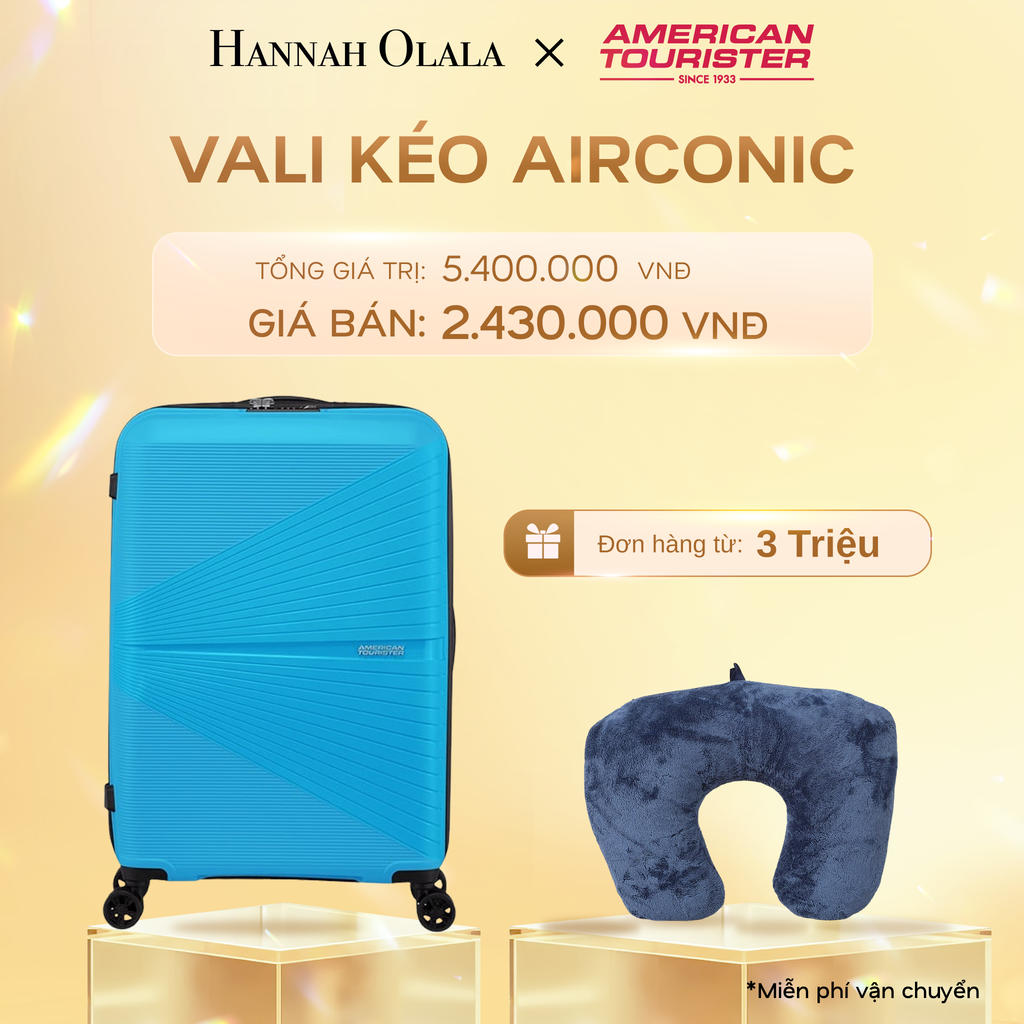  C509_DEAL27: VALI KÉO AIRCONIC SIZE TRUNG M 